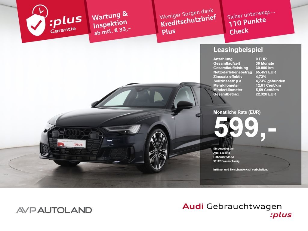 Audi A6 2025 г. Синий, пробег 7132 км