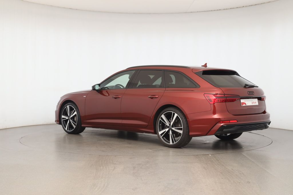 Audi A6 2025 г. Красный, пробег 8663 км