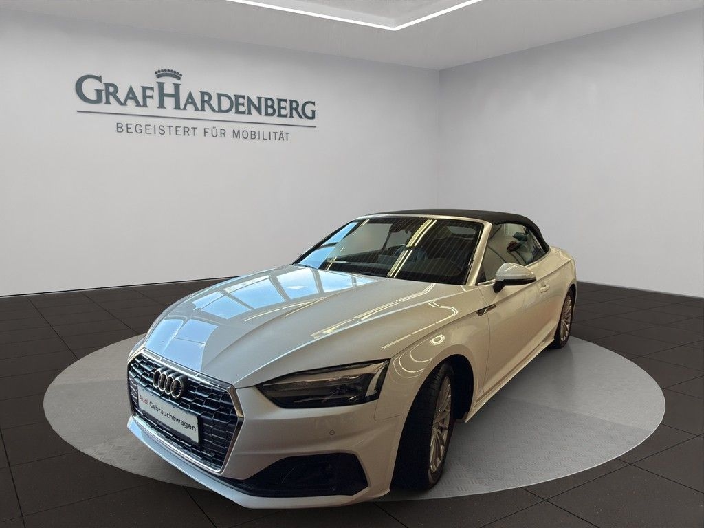 Audi A5 2022 г. Белый, пробег 39800 км