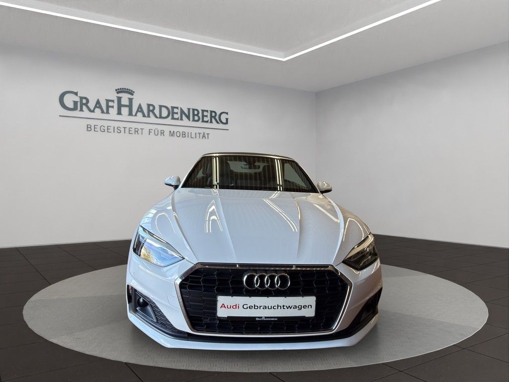 Audi A5 2022 г. Белый, пробег 39800 км