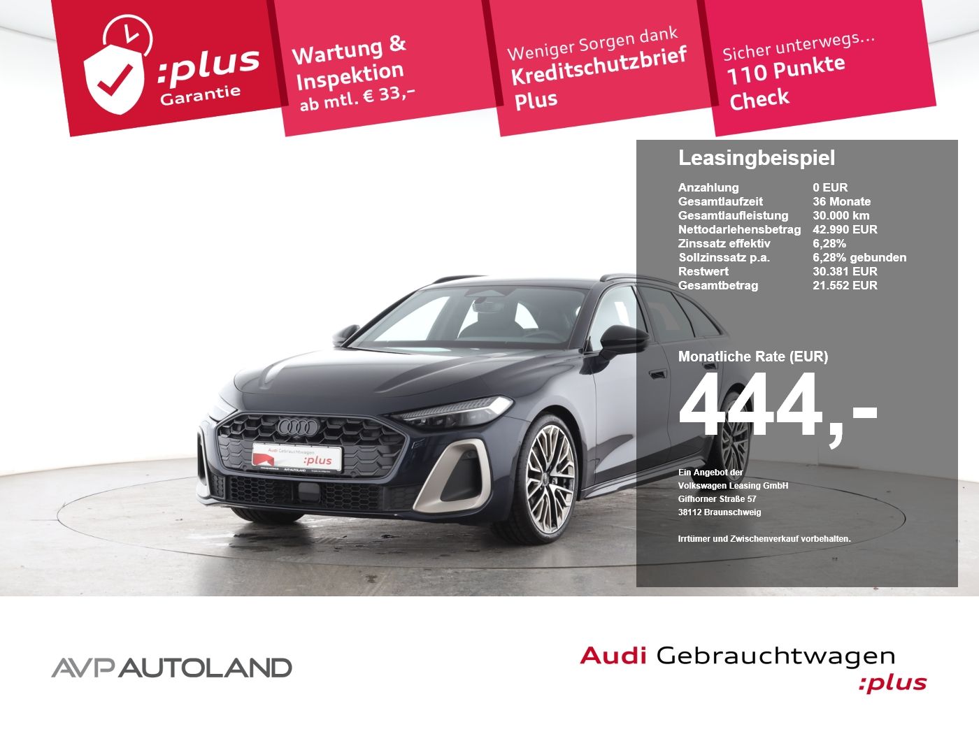 Audi A5 2024 г. Синий, пробег 24000 км