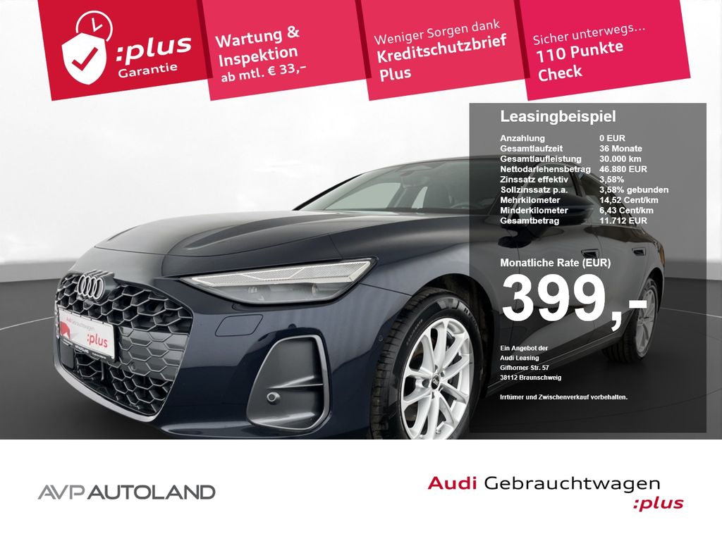 Audi A6 2025 г. Синий, пробег 27777 км