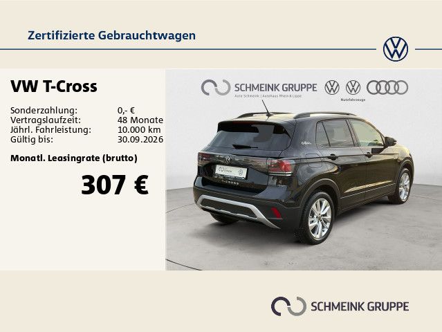 Volkswagen T-Cross 2025 г. Чёрный, пробег 25306 км