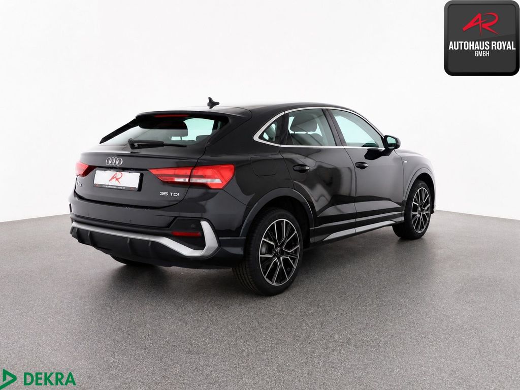 Audi Q3 2023 г. Чёрный, пробег 48140 км