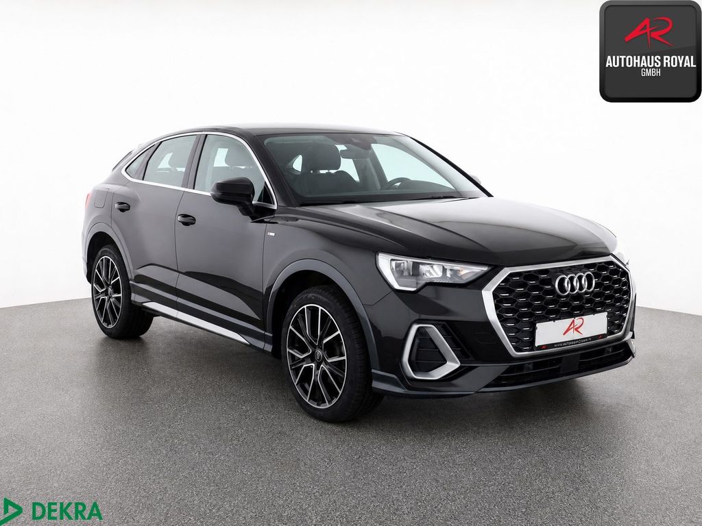 Audi Q3 2023 г. Чёрный, пробег 48140 км