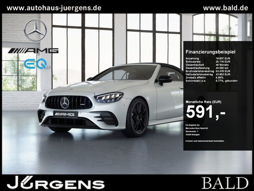 Mercedes-Benz E 53 AMG 2022 г. Белый, пробег 42761 км