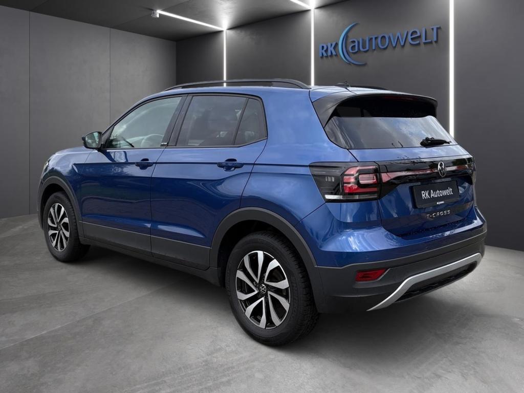 Volkswagen T-Cross 2022 г. Синий, пробег 43945 км