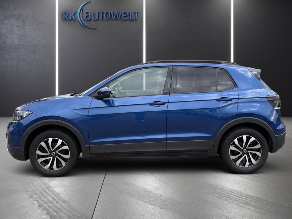 Volkswagen T-Cross 2022 г. Синий, пробег 43945 км