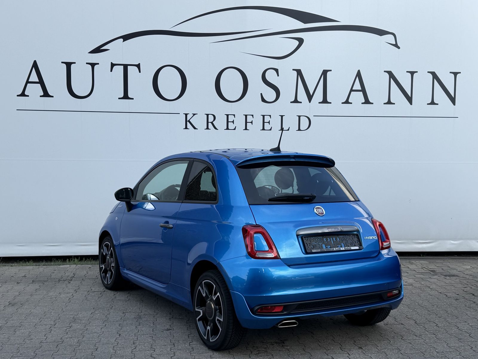 Fiat 500 2021 г. Синий, пробег 38640 км