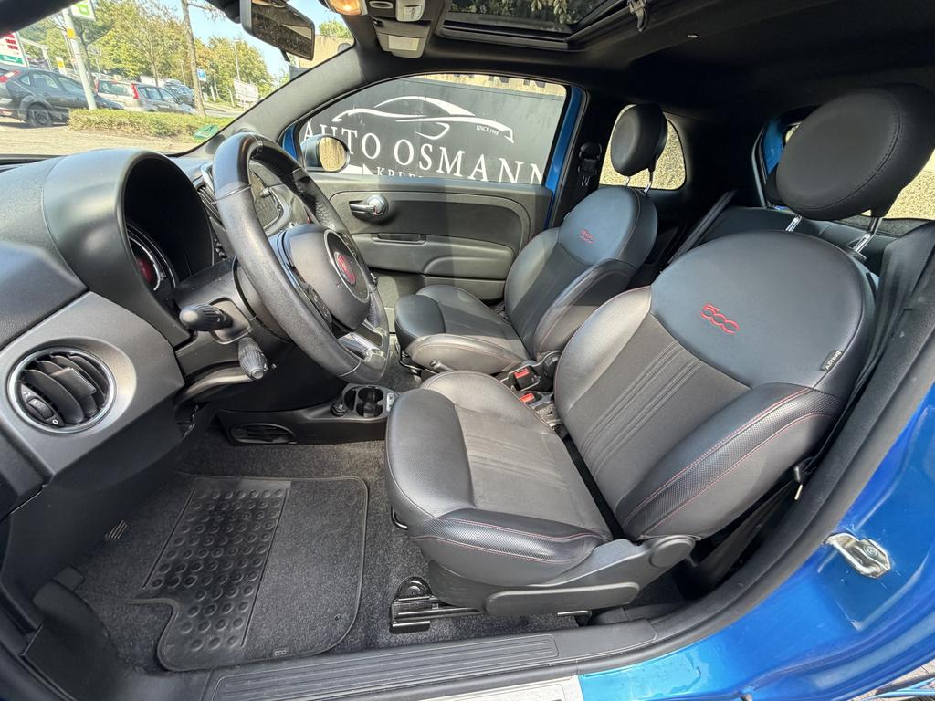 Fiat 500 2021 г. Синий, пробег 38640 км