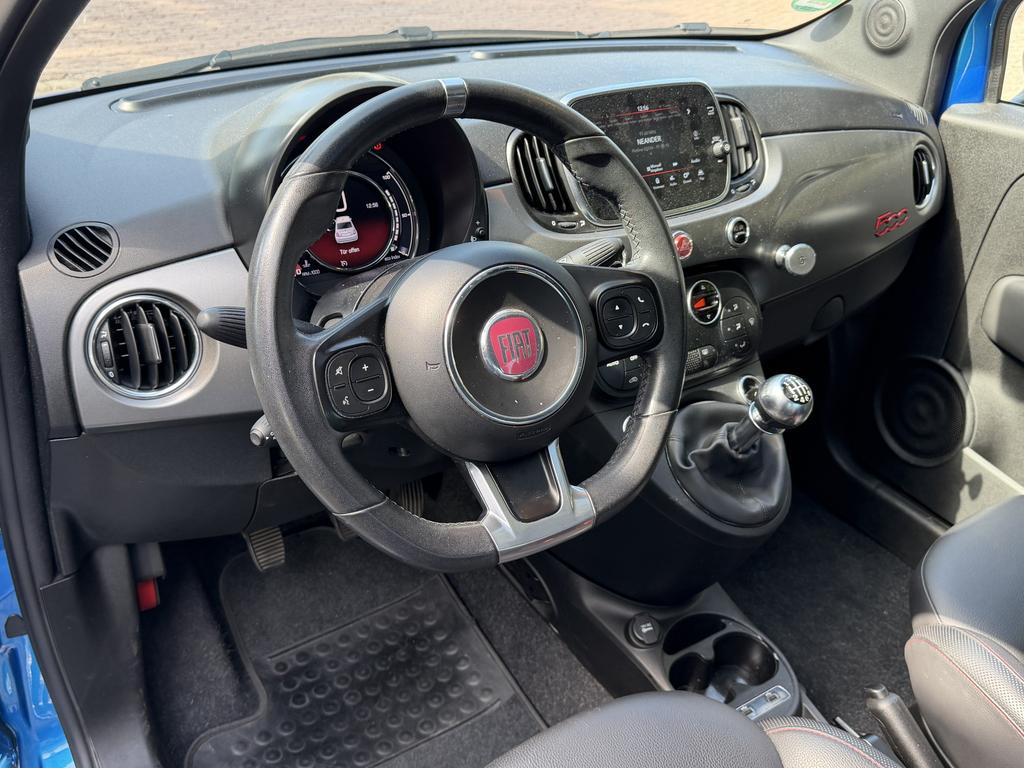 Fiat 500 2021 г. Синий, пробег 38640 км