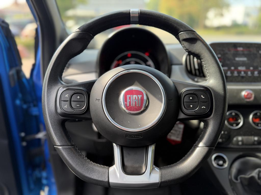 Fiat 500 2021 г. Синий, пробег 38640 км