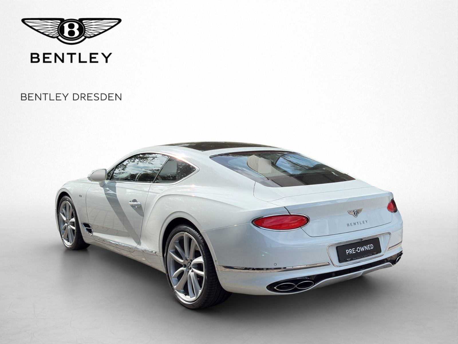 Bentley Continental GT 2022 г. Белый, пробег 54900 км