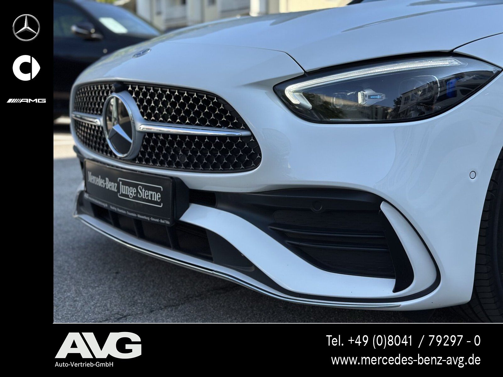 Mercedes-Benz C 200 2025 г. Белый, пробег 41605 км