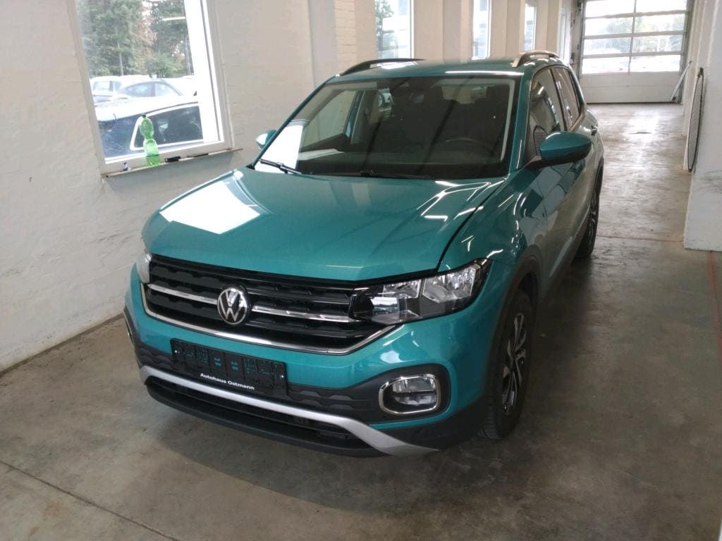 Volkswagen T-Cross 2023 г. Зелёный, пробег 32478 км