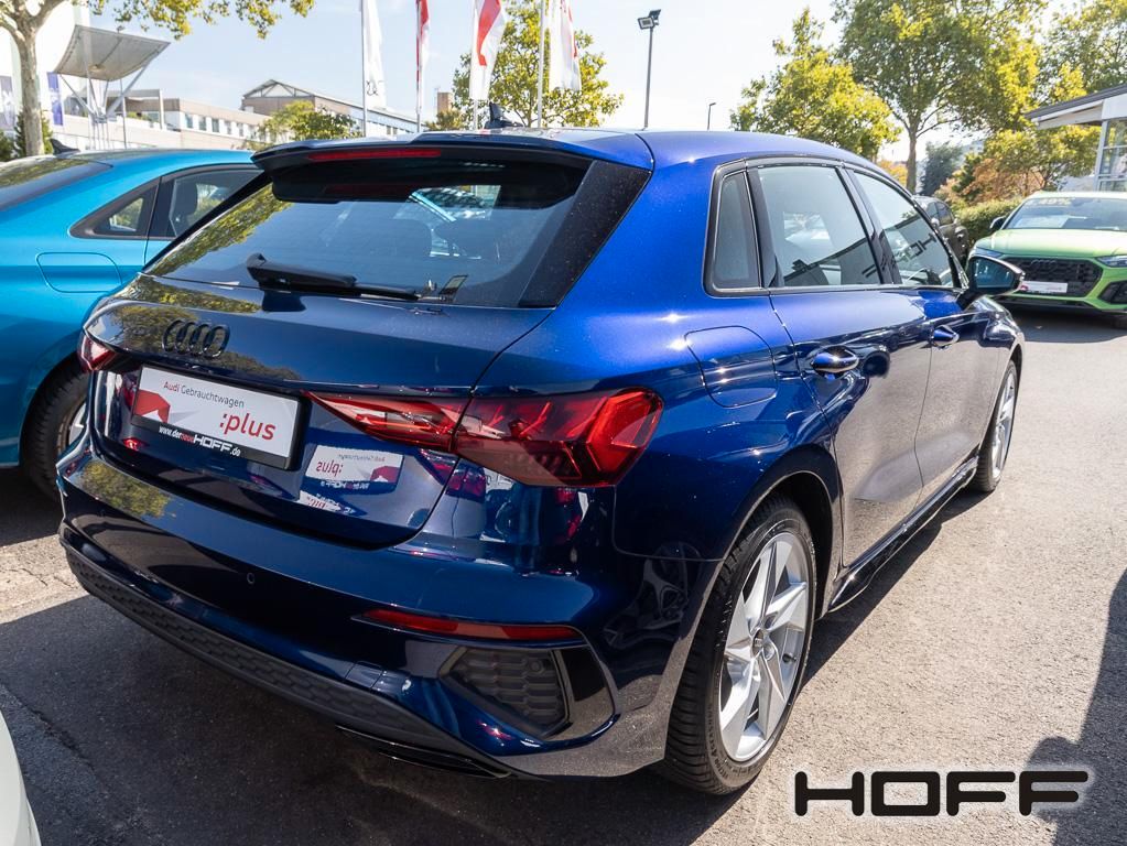 Audi A3 2023 г. Синий, пробег 55000 км