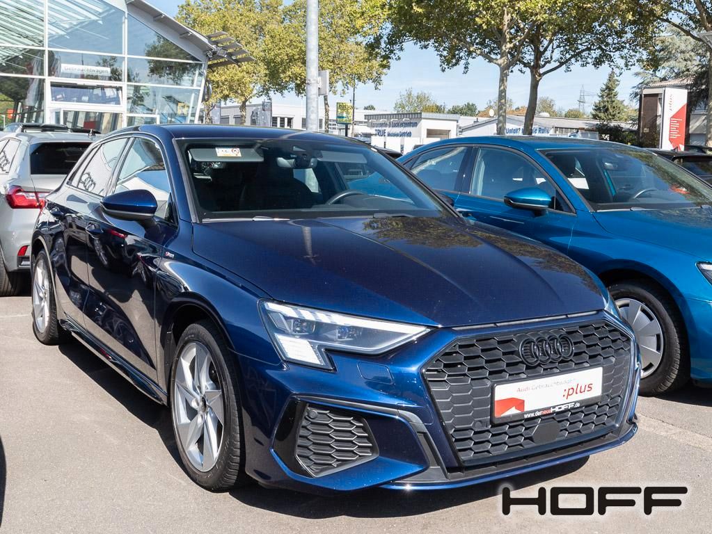Audi A3 2023 г. Синий, пробег 55000 км