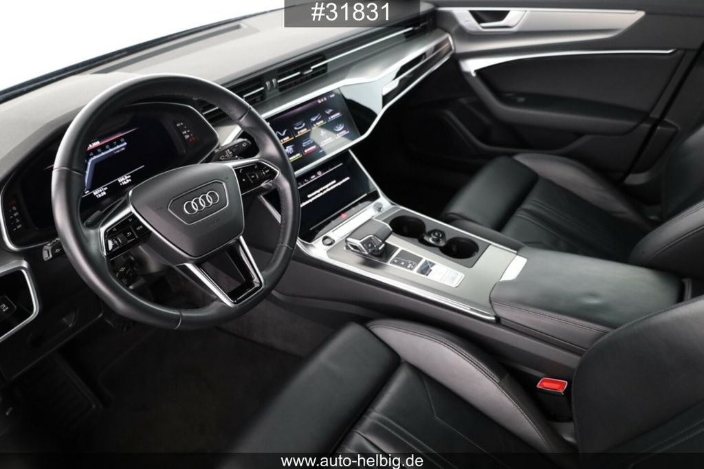 Audi A6 2023 г. Чёрный, пробег 50700 км