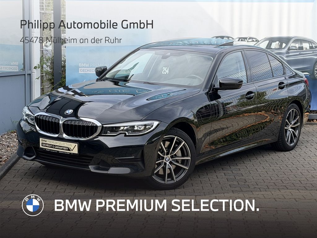 BMW 330 2022 г. Чёрный, пробег 44626 км