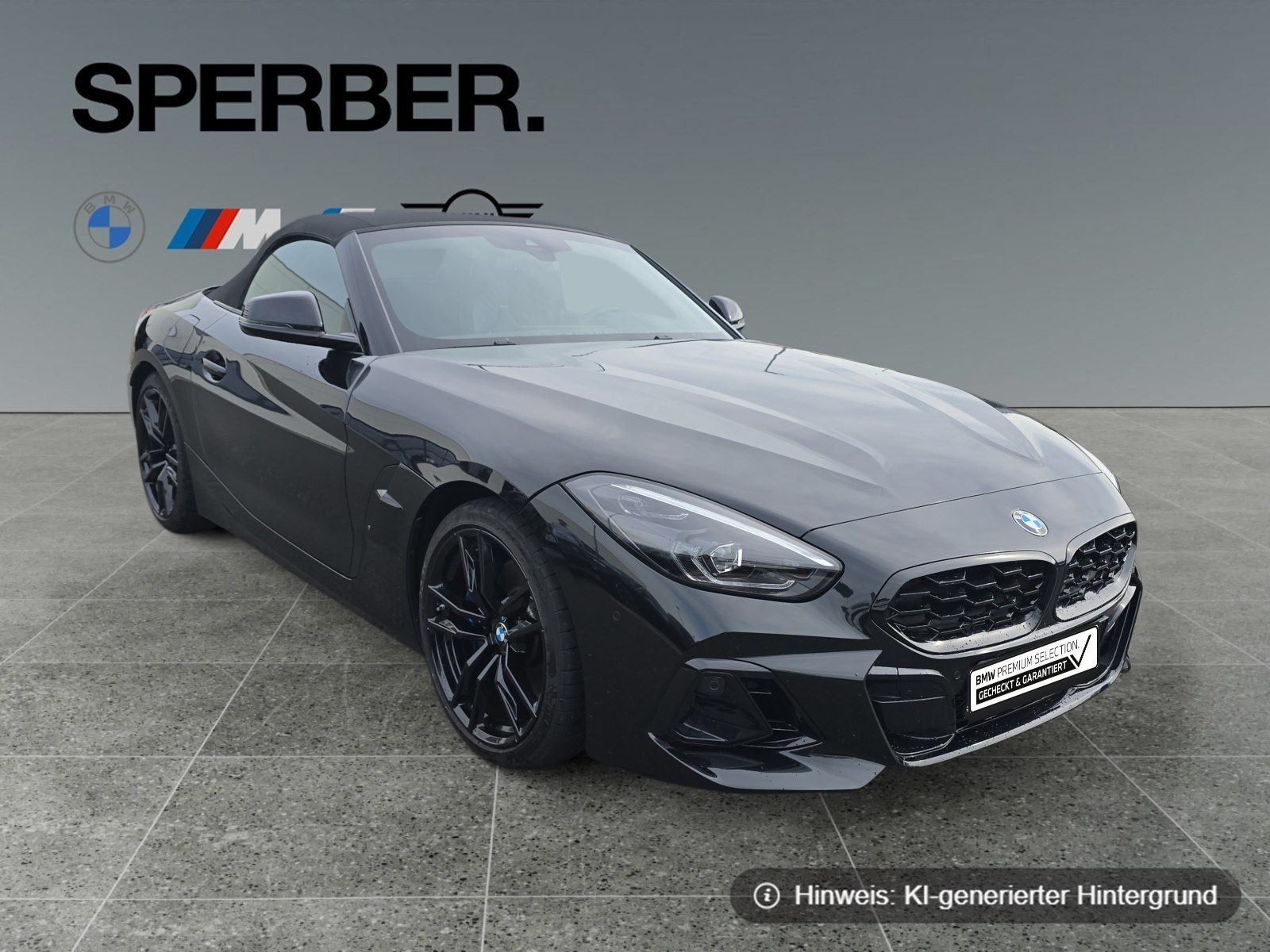 BMW Z4 2025 г. Чёрный, пробег 22367 км