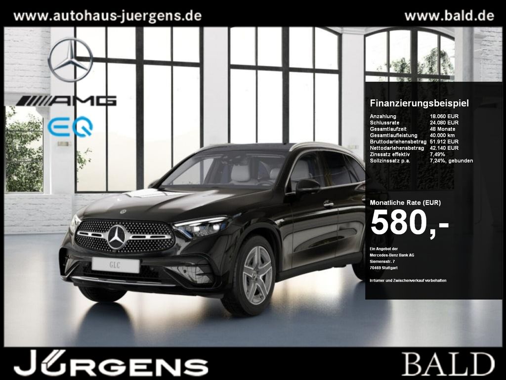 Mercedes-Benz GLC 300 2024 г. Чёрный, пробег 23577 км