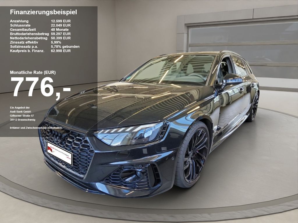 Audi RS4 2023 г. Чёрный, пробег 34993 км