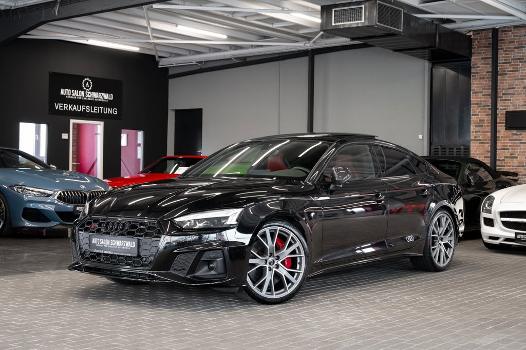 Audi S5 2023 г. Чёрный, пробег 59998 км