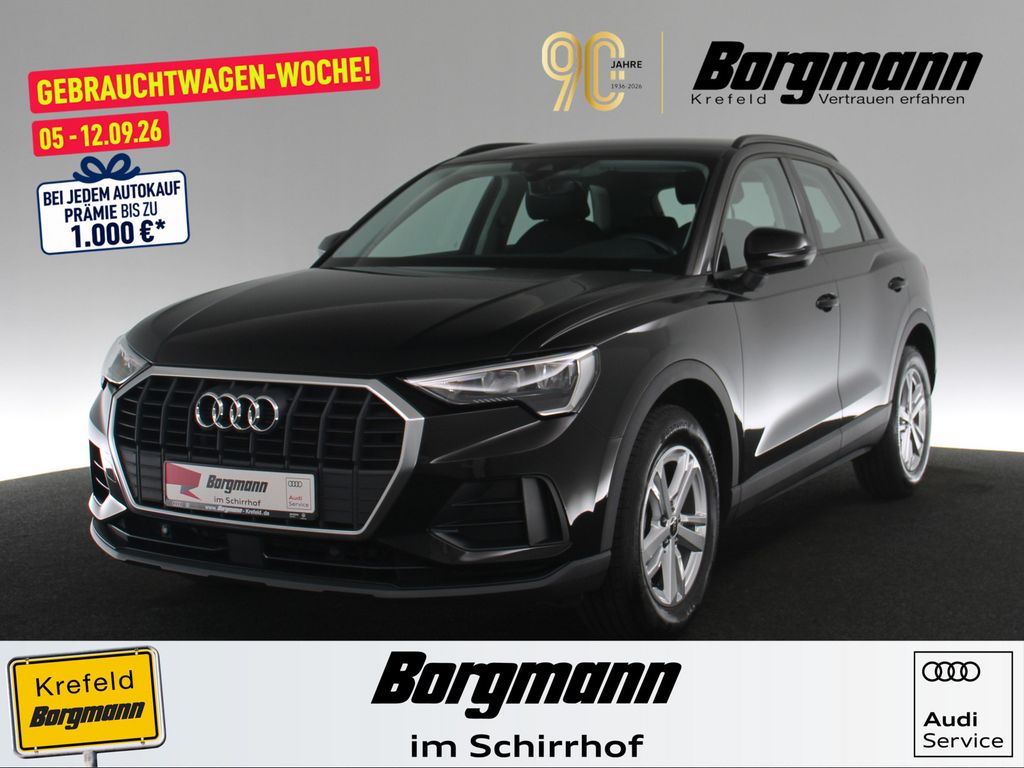 Audi Q3 2023 г. Чёрный, пробег 48944 км