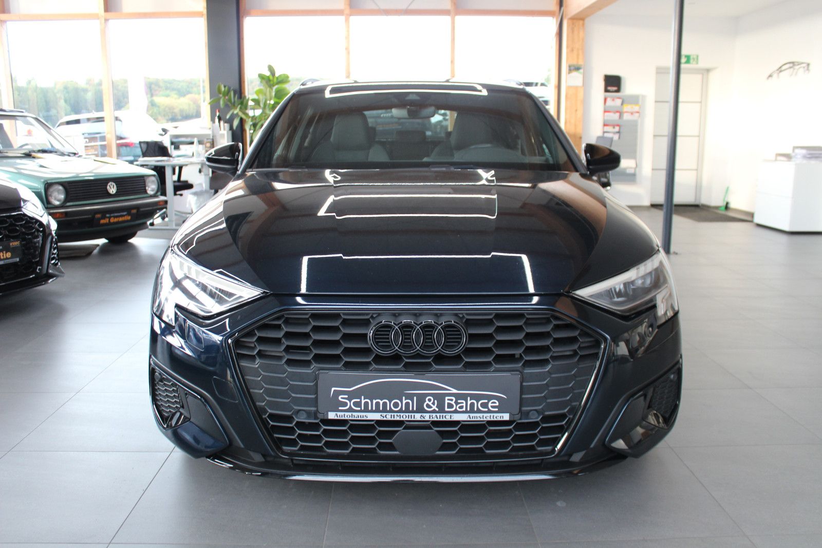Audi A3 2021 г. Синий, пробег 48000 км