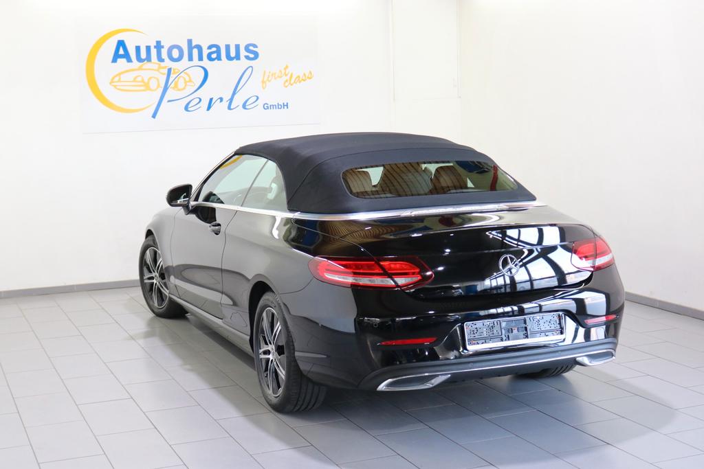 Mercedes-Benz C 220 2022 г. Чёрный, пробег 59000 км