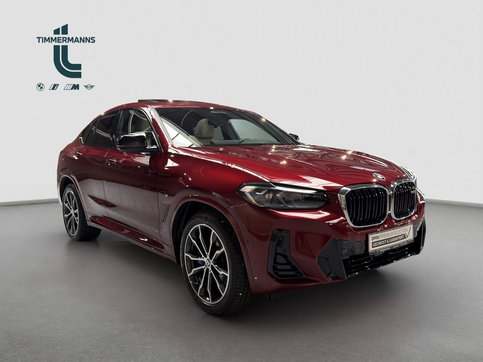 BMW X4 M40 2025 г. Красный, пробег 10999 км