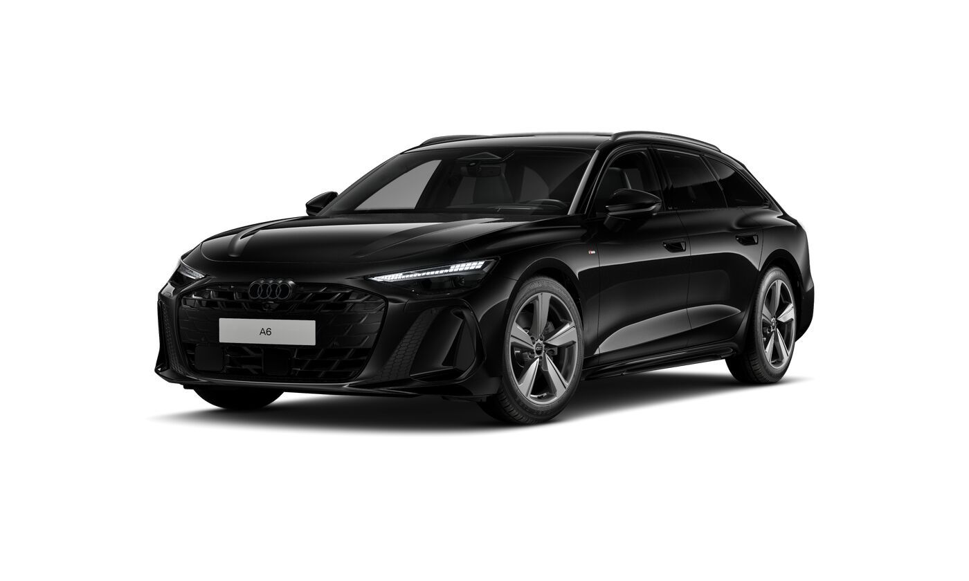 Audi A6 2026 г. Чёрный, пробег 13686 км