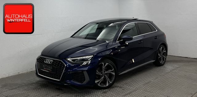 Audi A3 2022 г. Синий, пробег 16324 км