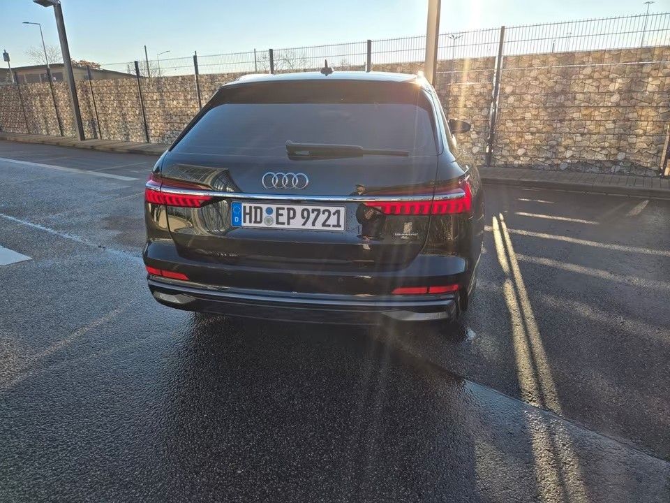 Audi A6 2023 г. Чёрный, пробег 22000 км