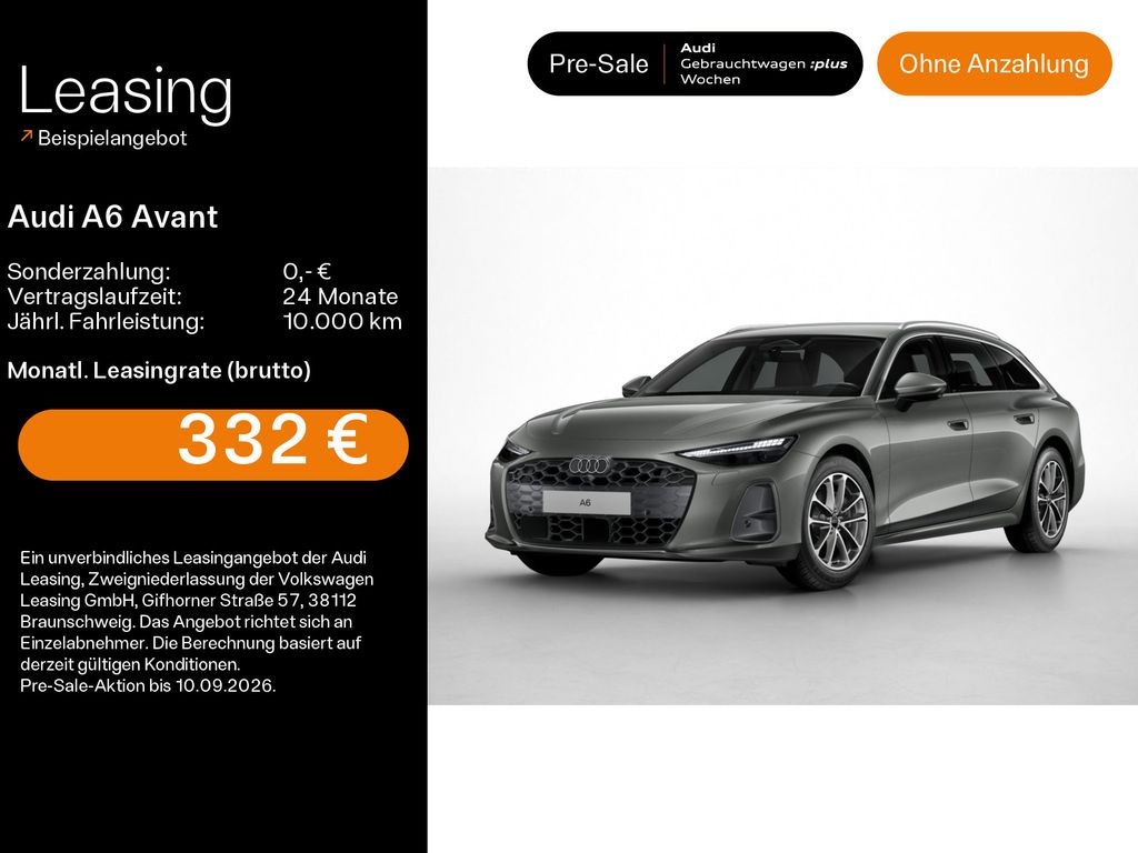 Audi A6 2025 г. Серый, пробег 26764 км