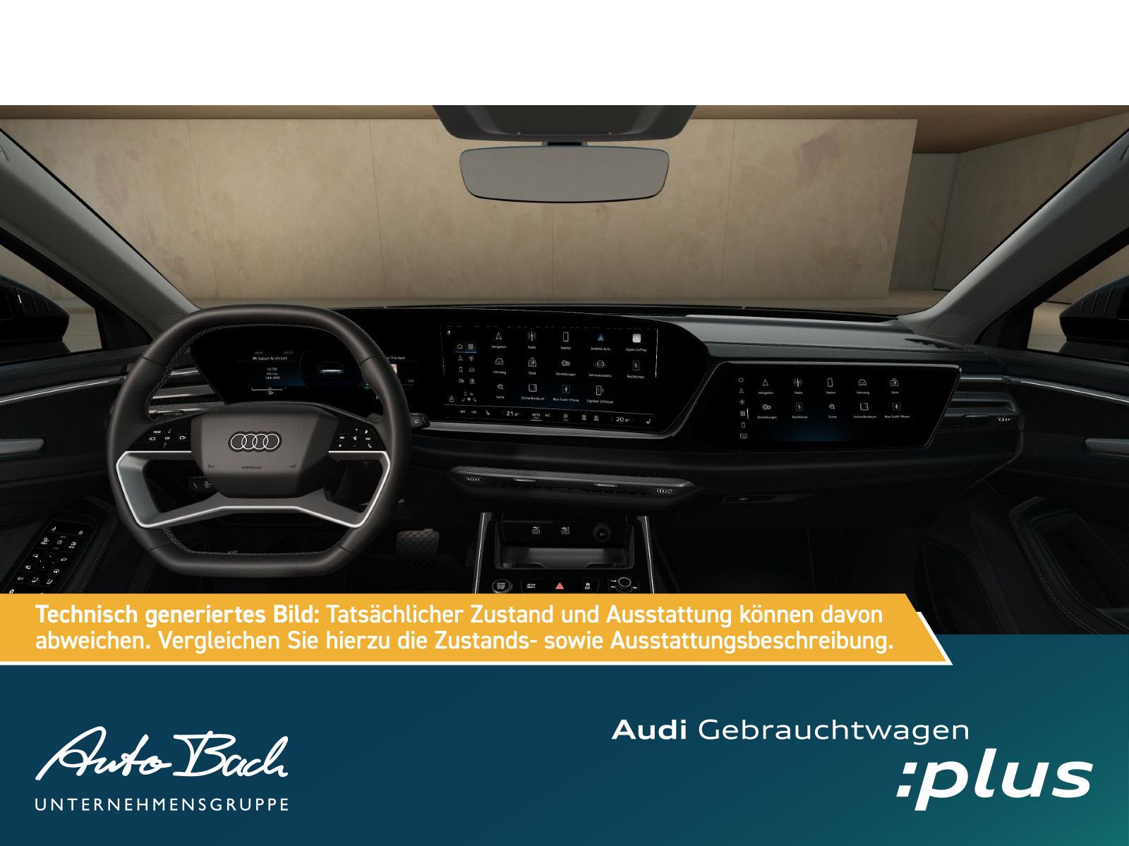 Audi A6 2025 г. Чёрный, пробег 20390 км
