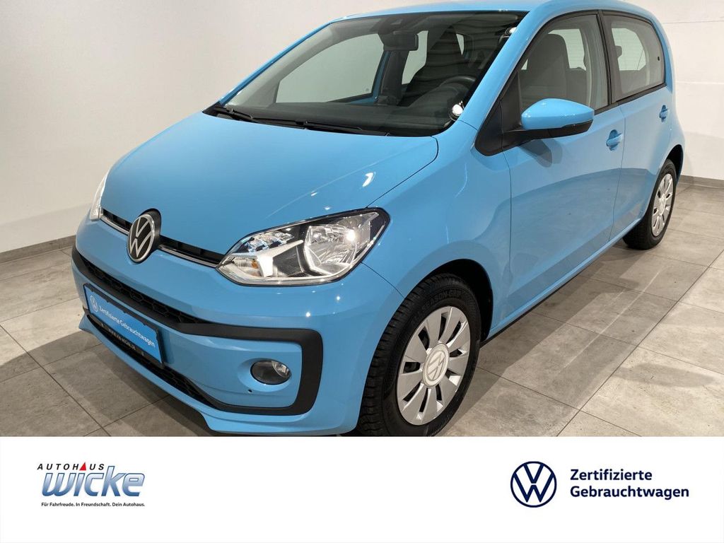 Volkswagen up! 2022 г. Синий, пробег 55546 км