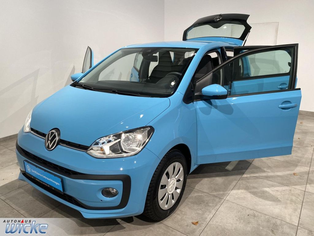 Volkswagen up! 2022 г. Синий, пробег 55546 км