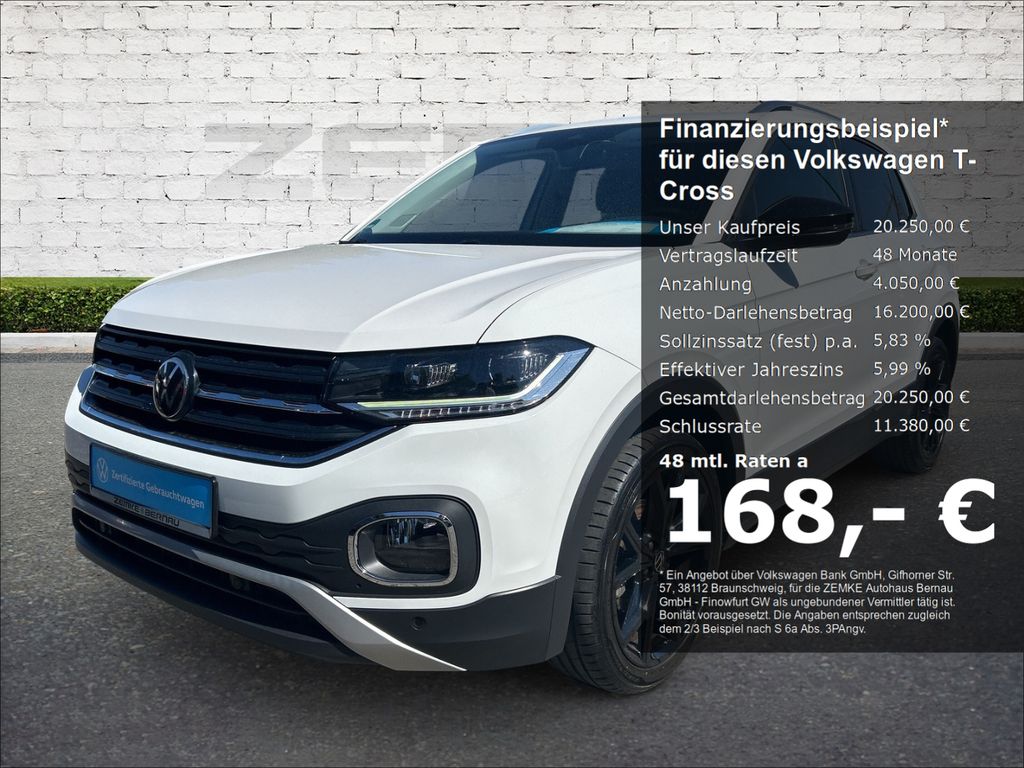 Volkswagen T-Cross 2022 г. Белый, пробег 42108 км