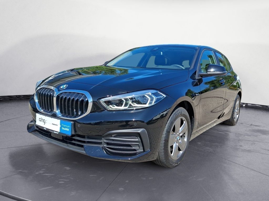 BMW 118 2023 г. Чёрный, пробег 44369 км