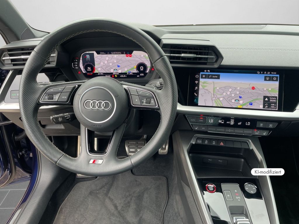 Audi S3 2024 г. Синий, пробег 37150 км