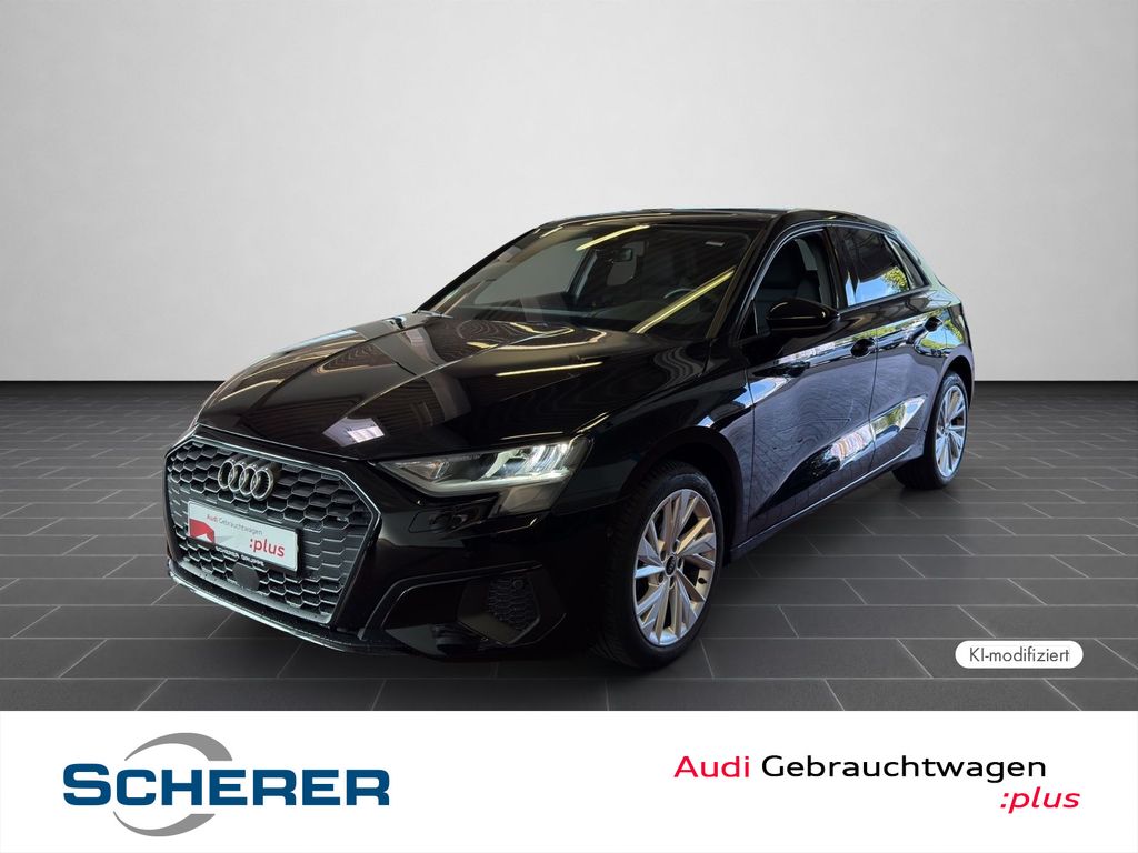 Audi A3 2022 г. Чёрный, пробег 47439 км