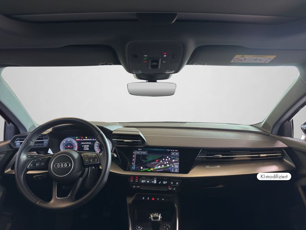 Audi A3 2022 г. Чёрный, пробег 47439 км