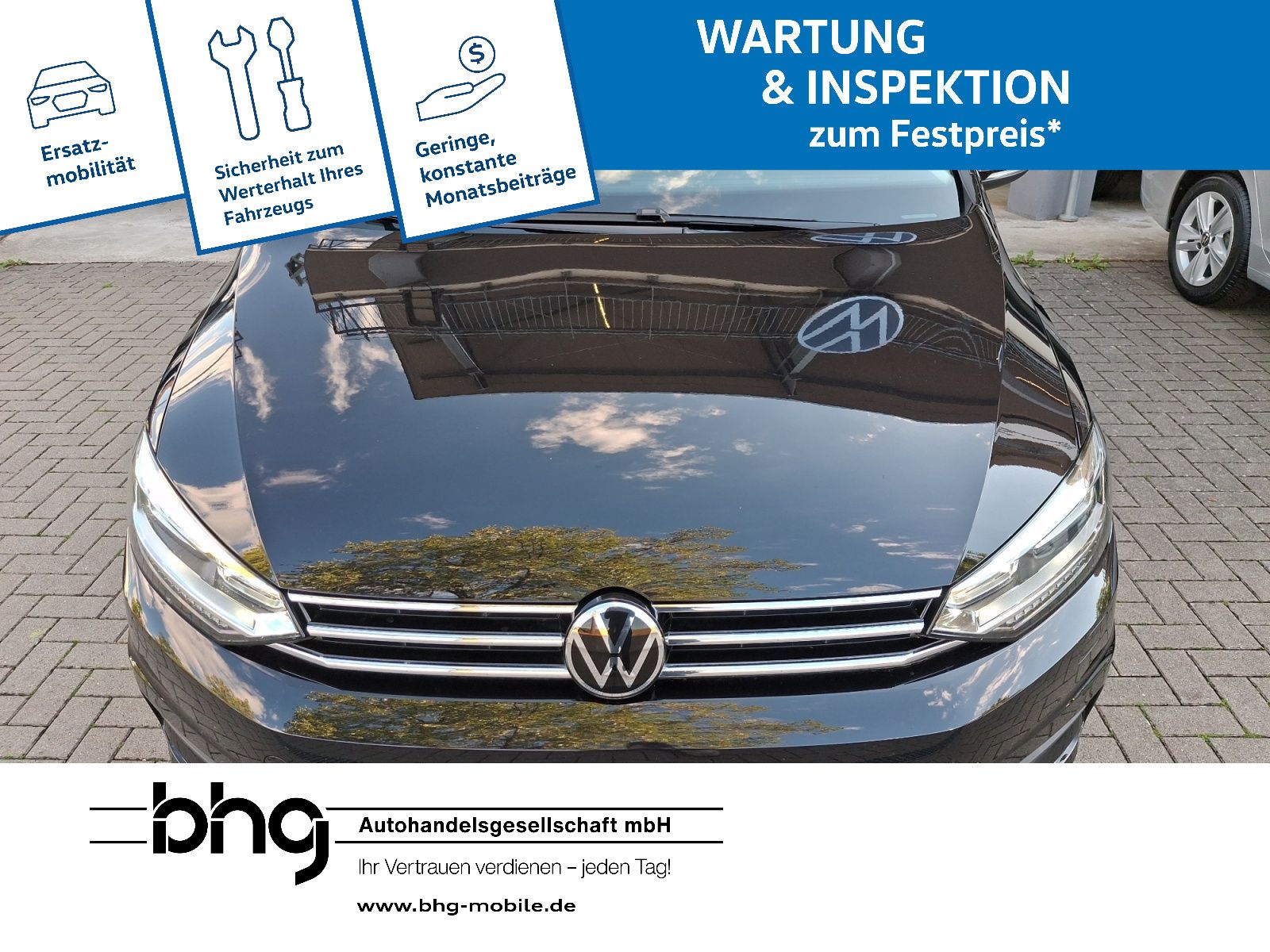 Volkswagen Touran 2022 г. Чёрный, пробег 40404 км