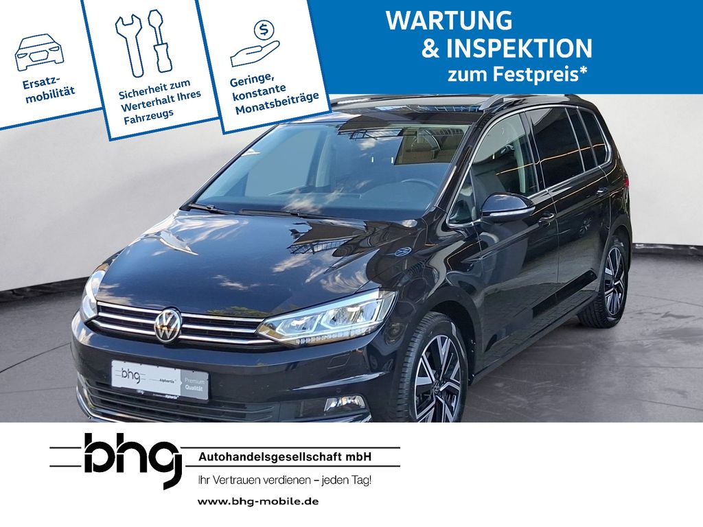 Volkswagen Touran 2022 г. Чёрный, пробег 40404 км