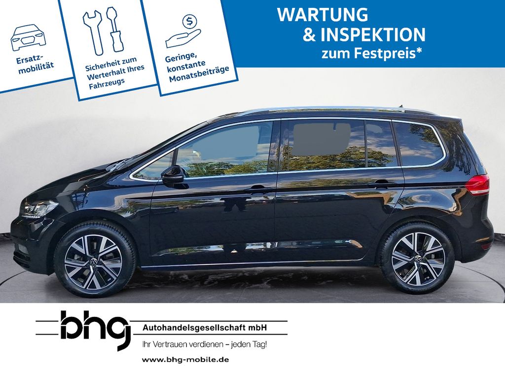 Volkswagen Touran 2022 г. Чёрный, пробег 40404 км