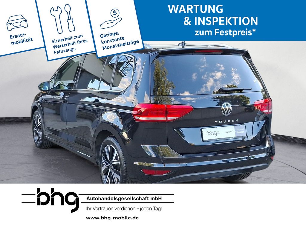 Volkswagen Touran 2022 г. Чёрный, пробег 40404 км
