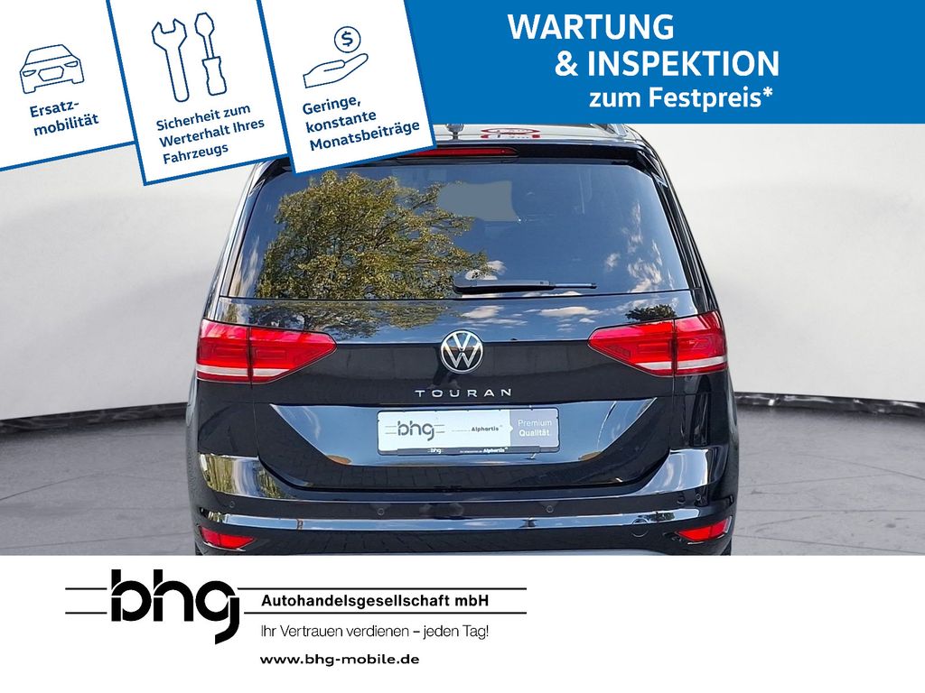 Volkswagen Touran 2022 г. Чёрный, пробег 40404 км