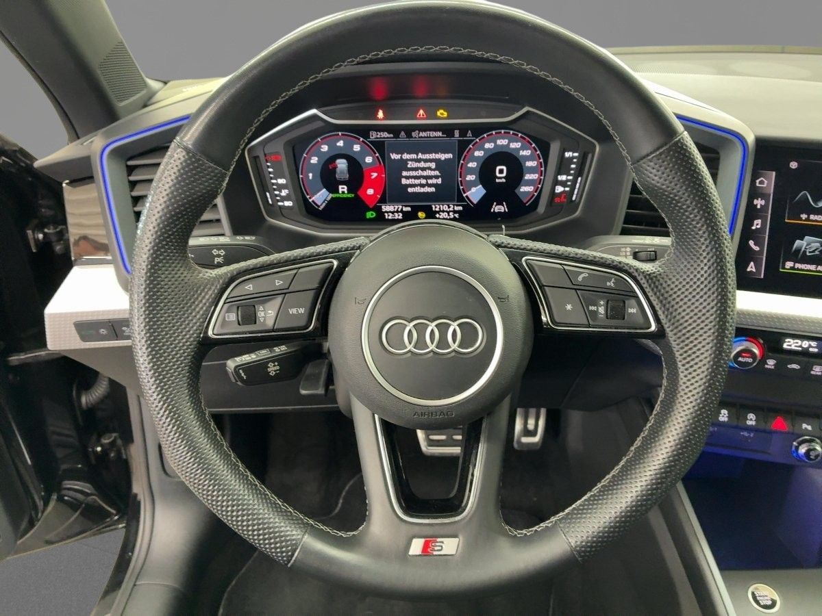 Audi A1 2023 г. Чёрный, пробег 58875 км