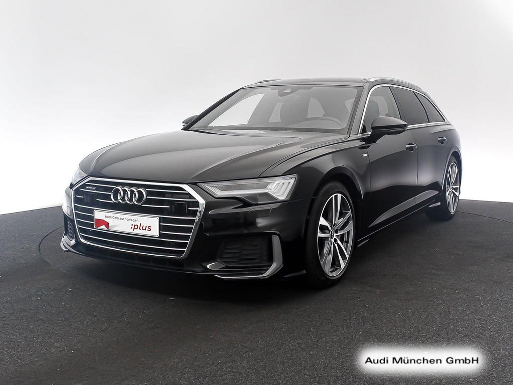 Audi A6 2023 г. Чёрный, пробег 55555 км